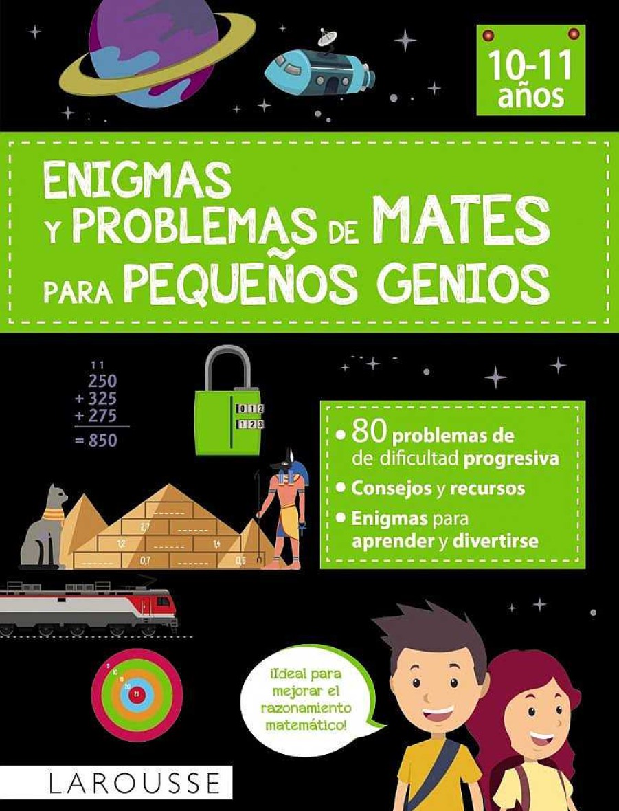 Libros Dideco Cuadernos De Verano | Enigmas Y Problemas De Mates Para Peque Os Genios (10-11 A Os)