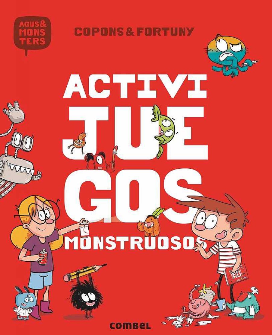 Libros Dideco Dibuja Y Colorea | Agus Y Los Monstruos: Activijuegos Monstruosos