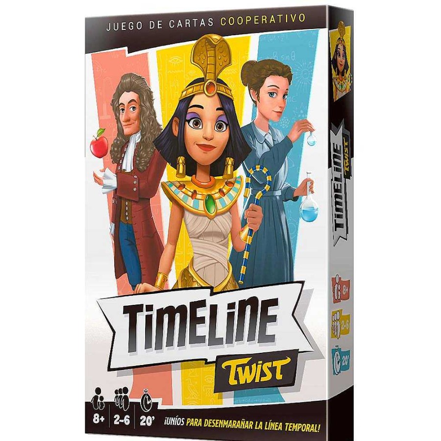 Juguetes Asmodee Juegos De Cartas | Juego De Cartas Cooperativo Timeline Twist