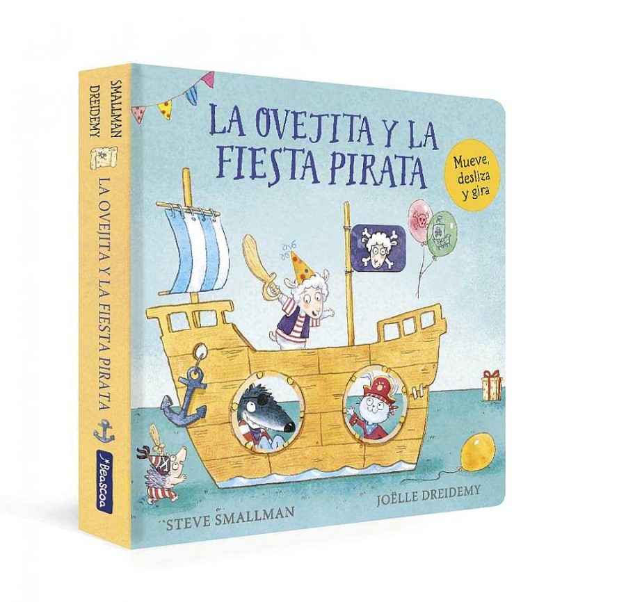 Libros Dideco Solapas Y Pop-Ups | La Ovejita Y La Fiesta Pirata (La Ovejita Que Vino A Cenar. Libro De Cart N)