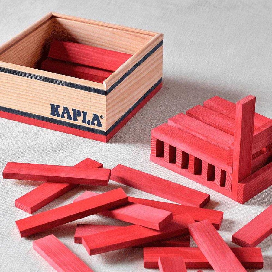 Juguetes Kapla | Construcci N Kapla Caja 40 Piezas Rojo