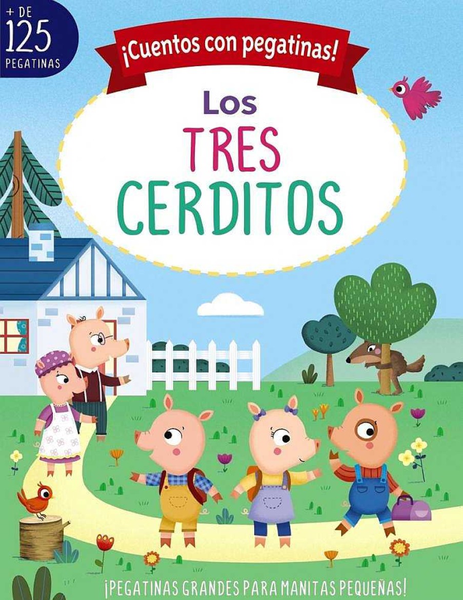 Libros Dideco Pegatinas | Cuentos Con Pegatinas! Los Tres Cerditos