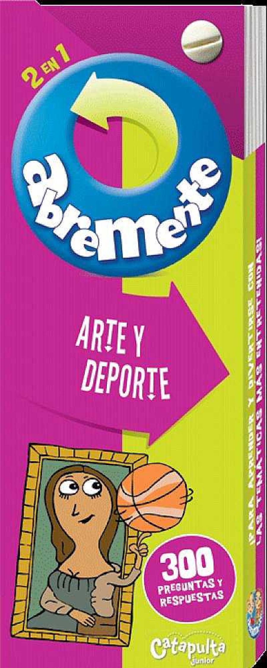 Libros Dideco Preguntas Y Pasatiempos | Abremente 2 En 1 - Arte Y Deporte