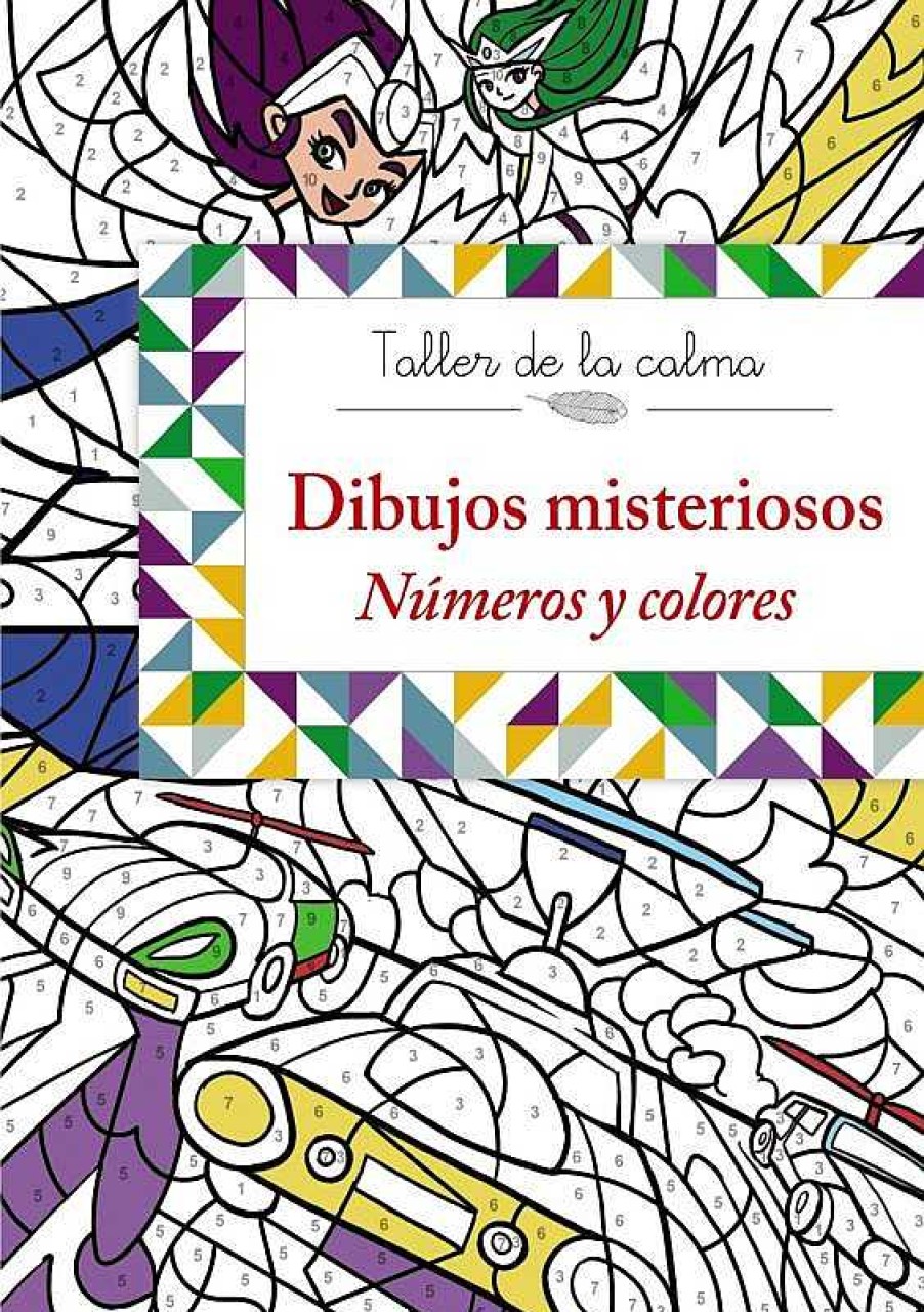 Libros Dideco Dibuja Y Colorea | Taller De La Calma. Dibujos Misteriosos. N Meros Y Colores