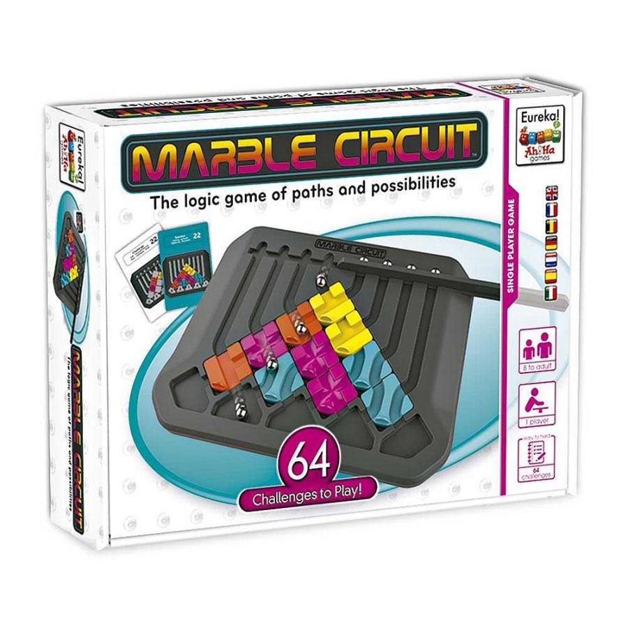 Juguetes Eureka Ah-Ha Games | Marble Circuit Juego De L Gica