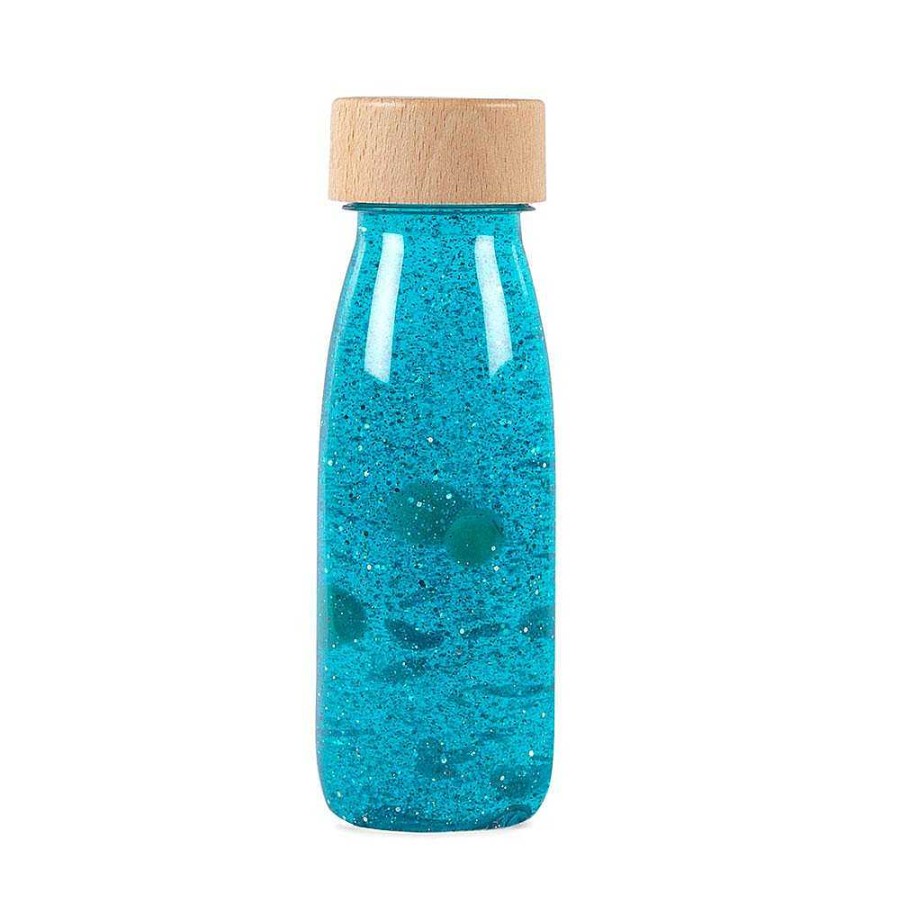 Juguetes Petit Boum Estimulaci N Sensorial | Botella Sensorial Float Azul Turquesa