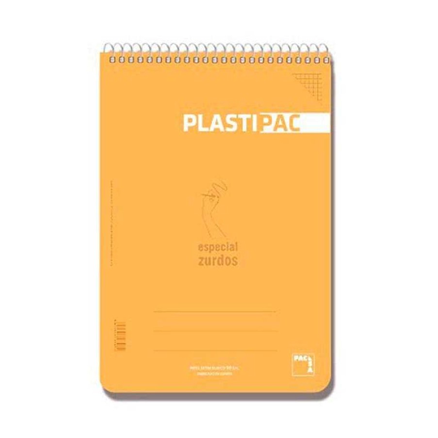 Papeler A Pacsa Cuadernos Escolares | Bloc Folio Especial Zurdos Cuadro 4Mm. 80 Hojas Plastipac